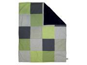 Trend Lab Perfectly Preppy Multi Patched Receiving Blanket