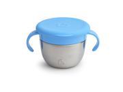 Munchkin 9 Ounce Snack and Stainless Steel Snack Catcher Blue