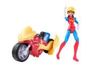 DC Comics Super Hero Girls 6 inch Action Doll Wonder Woman and Motorcycle