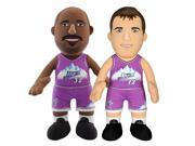 Bleacher Creature NBA Utah Jazz Dynamic Duo 10 Stuffed F Stockton Malone