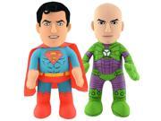Bleacher Creature DC Universe Dynamic Duo 10 Stuffed Superman Lex Luthor