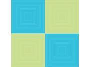 Brewster Peel Stick Die Cut Squares Wall Decals Peace 4 Pa Aqua Lime