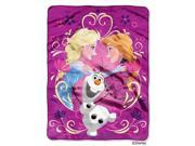 Disney s Frozen Happy Family Micro Raschel Throw 46 x60
