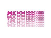 RoomMates Pink Flutter Butterflies P Wall Decals