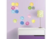 RoomMates Watercolor Dots P Wall Decals