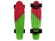 Kryptonics 22.5 inch Classics Complete Skateboard Ombre Lime Pink