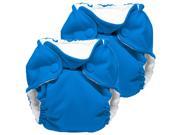 Kanga Care Lil Joey All in One Cloth Newborn Diaper 2 Pack Bermuda