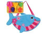 Stephen Joseph Beach Totes with Sand Toy Play Set Dolphin