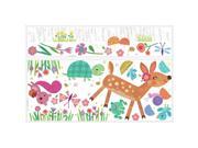 Woodland Baby Animal Log Peel and Stick Wall Decals