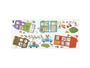 Roommate Happy Town Peel and Stick Wall Decals