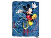 Disney s Mickey s Clubhouse Laugh Micro Raschel Throw 46 x60