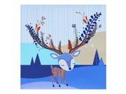 Lolli Living 15 x 15 x 1.5 inch Woods Deer Canvas Art