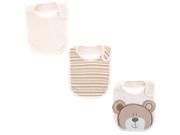 Babies R Us Neutral 3 Pack B Is For Bear 3D Bib Newborn