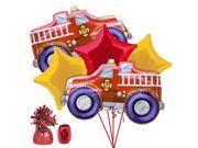 Fire Engine Party Balloon Kit