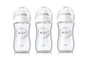 Avent Natural 8 Ounce 3 Pack Glass Bottle
