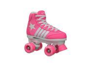 Epic Star Carina Youth Quad Roller Skates Pink and White 3