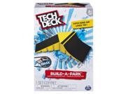 Tech Deck Build A Park Launch to Quarter Pipe Playset Yellow