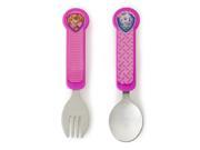 Munchkin Paw Patrol Fork and Spoon Pink