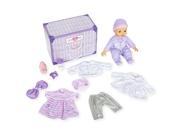 You Me 14 Inch Baby Doll with Keepsake Storage Trunk Purple