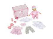 You Me 14 Inch Baby Doll with Keepsake Storage Trunk Pink