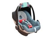 Itzy Ritzy Ritzy Wrap Infant Car Seat Handle Cushion Water Color Bloom