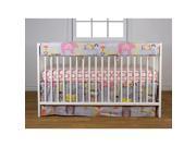 Lolli Living Pink Oasis Crib Railing