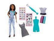 Barbie D.I.Y. Emoji Style Fashion Doll Set African American