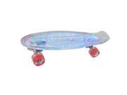 Aerowheels 22 inch Light Up Skateboard White