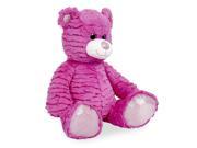 Toy R Us Animal Alley 12 inch Stuffed Teddy Bear Dark Pink