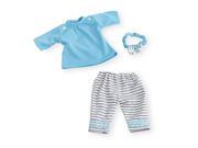 You Me Playtime Outfit for 12 14 Inch Doll Striped Leggings