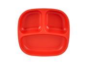 Re Play Divided Plate Red