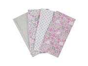 Laura Ashley Abby Print 4 Pack Receiving Blankets
