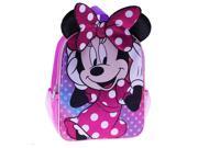 Disney Minnie Mouse 10 inch Backpack with Side Mesh Pockets