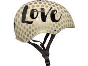 Bell Sports Krash! Grey Fall in Love Girls Youth Helmet