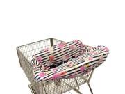 Itzy Ritzy Ritzy Sitzy Shopping Cart and High Chair Cover Floral Stripe