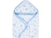 MiracleWare Blue Bubbles Muslin Hooded Towel