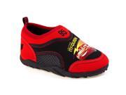 Disney Pixar Cars Boy s Red Black Water Shoes Size 7 8