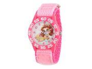 Disney Palace Pets Girl s Teacup Plastic Pink Watch Pink Nylon Strap