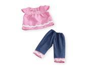 You Me Playtime Outfit for 16 18 Inch Doll Smock Top Set