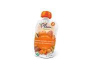 Plum Organics Stage 2 Sweet Potato Apricot Papay 3.5 Ounce Pouch Orange