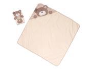Babies R Us Neutral B Is For Bear Towel with Mitt