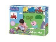 Peppa Pig Tile Mega Foam Playmat Puzzle with Vehicle 9 Piece