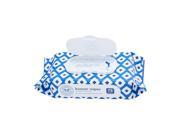 The Honest Company Blue Ikat Baby Wipes 72 Count