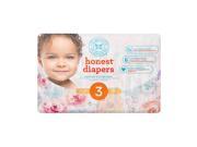 The Honest Company Rose Blossom Size 3 Disposable Diapers 34 Count
