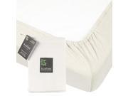 Kushies Organic Jersey Fitted Crib Sheet Off White