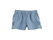 Carter's Blue Denim Shorts with Side Bow Detail - Toddler 2T Denim Carter's Blue Denim Shorts with Side Bow Detail - Toddler 2T Denim