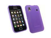 Kit Me Out USA TPU Gel Case for Samsung Galaxy Ace S5830 Purple Frosted Pattern
