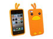 Kit Me Out USA Silicon Skin for Apple iPod Touch 4 4th Generation Orange Cute Chicken Design