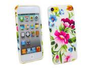 Kit Me Out USA TPU Gel Case for Apple iPod Touch 5 5th Generation Vintage Flowers