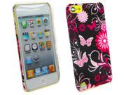 Kit Me Out USA Plastic Clip on Case for Apple iPod Touch 5 5th Generation Pink Garden